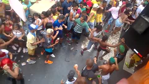 confused in carnival in Brazil