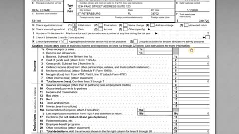 IRS Form 8825 - Reporting Rental Income for Partnerships