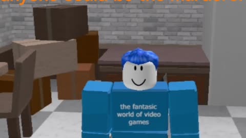 Roblox murder mystery when you think everyone is a murderer #shorts