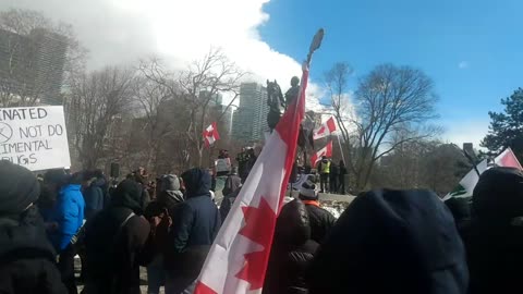 National repentance preaching at the Toronto freedom rally, March 12, 2022