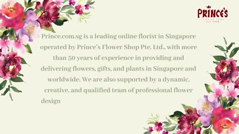 Singapore's Top Same-Day Flower Delivery Services - Prince’s Flower Shop