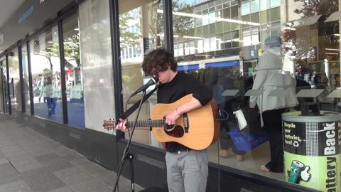 Jamie Yost Music Busking in the Ocean City 7th May 2015 Part 1