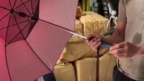 Fan wala umbrella ☔