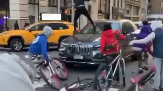 Thugs Attack A Son & Mother in NYC