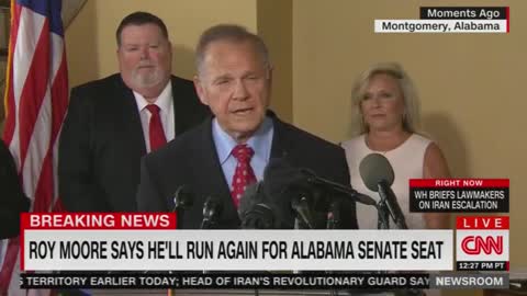 Roy Moore announces 2020 Senate candidacy