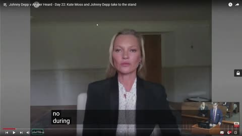 Couples react: Depp vs Heard trial, day 22 - Kate Moss