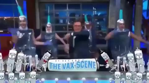 Steven Colbert Promoting The Death Vax