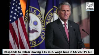 GOP Leader: Pelosi leaving $15 minimum wage in COVID stimulus bill to maintain progressive support