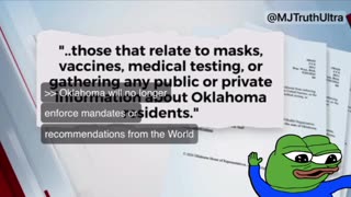 Governor Kevin Stitt Signs into Law the State is Exempt from ALL Mandates & Recommendations