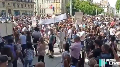 Marseille, France: Protests Erupt After Macron Announces Mandatory Vaccinations