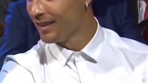 Cristiano Ronaldo talking about messi