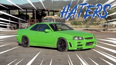 All Motor Honda CRX vs R34 Skyline Drag Race // Honda vs Haters