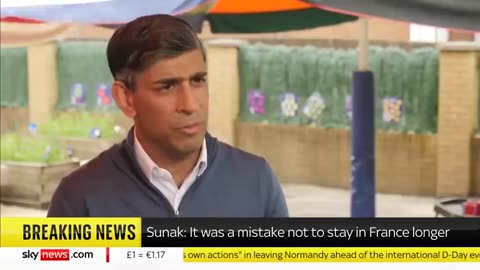 Sunak pushes back on D-day row_ 'Important we don't politicise this' Sky News