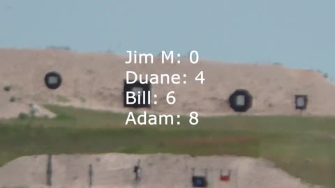 Dean Scoggin 1000 yard Rifle Match 2023, day 1, Relay 1, 6' square target
