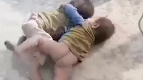 Kids funny Wrestling