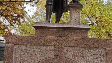 Christopher Columbus statue in Columbus Ohio at the State House.11/7/23