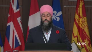 Jagmeet Singh: "There is no discussion at all of a coalition, and that is a firm no from me. There is not going to be any coalition at all,"