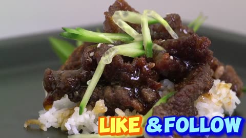 Crispy beef food