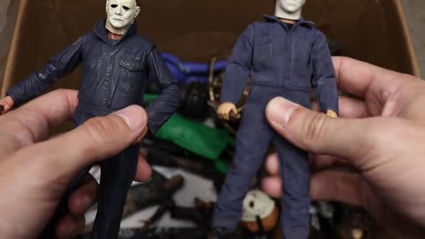 Massive Box Full Of Horror Action Figures