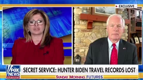 Sen. Ron Johnson was asked about "Hunter Biden’s travel records"