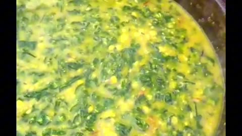 Dal Palak in Village Style