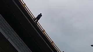 Hombre intenta lanzarse desde un puente en Bucaramanga