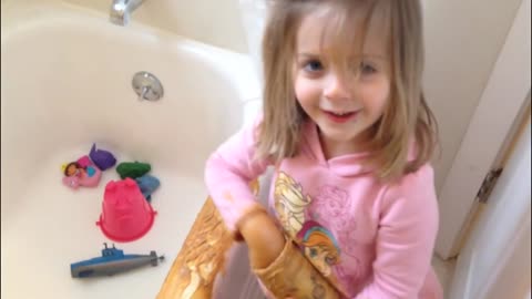 Kids Create A Peanut Butter Mess