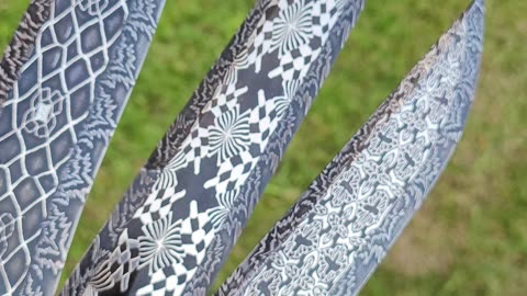 Who makes the best mosaic Damascus blades?