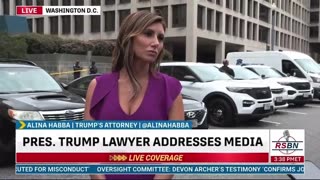Trump's lawyer, Alina Habba, addresses media and she nails it!