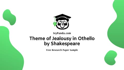 Theme of Jealousy in Othello by Shakespeare | Free Research Paper Sample