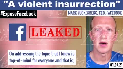 FB insider leaks Zuckerberg talking about the Capitol