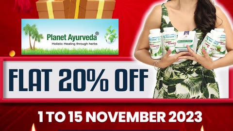 Dɪᴡᴀʟɪ Bᴏɴᴀɴᴢᴀ Oғғᴇʀ - Flat 20% OFF on Planet Ayurveda Online Store ONLY | For Indian Buyers