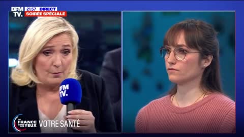 Marine Le Pen veut réintégrer les soignants non-vaccinés