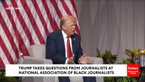 MARY GRACE: Trump REFUSES to be TRIGGERED BY RACE BAITING REPORTER, EMPHASIZES POLICY WINS INSTEAD