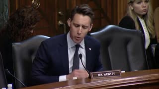 Hawley GOES OFF On Another Biden Nominee