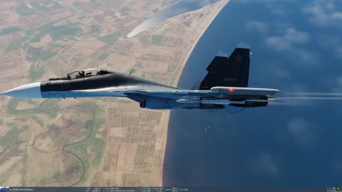 SU-30 SloMo B-52 kill DCS 2.8