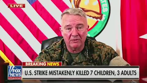 Gen. McKenzie says he feels responsible for Afghanistan drone strike