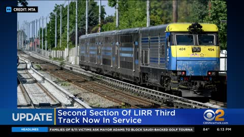 Second section of LIRR third track now in service