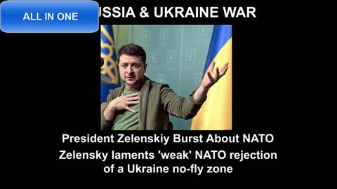 President Zelenskiy Burst About NATO