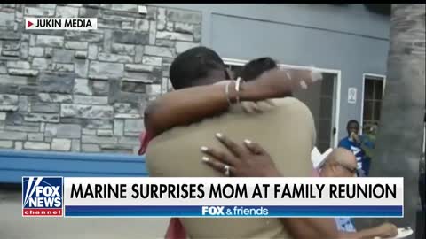 Mom's Epic Reaction to Marine Son's Return Goes Viral