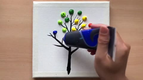 Don't paint a rainbow tree like this!