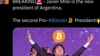 Pro Bitcoin candidate Javier Milei just won Argentina’s Presidential race!