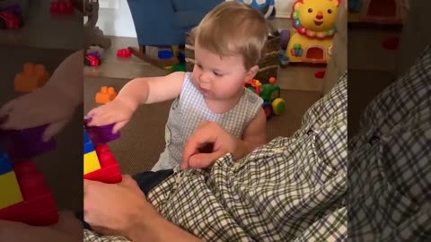 Dad and Baby Funny moments