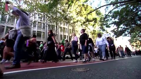 Thousands rally against gender violence in Australia