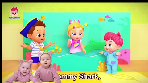 Fun Finger Family Song | Baby Shark Doo Doo Doo | Bebefinn's Top Nursery Rhymes