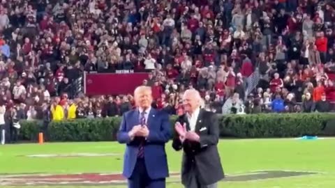 President Trump Takes the Field!