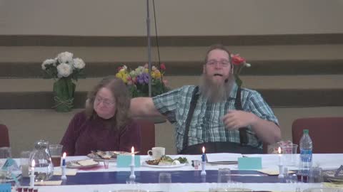 Part 2. Palm Sunday Seder Meal at Moose Creek Baptist Church 4-10-2022