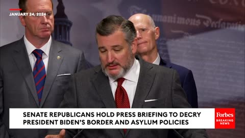 BREAKING NEWS- Senate Republicans Lambast Biden's Border And Immigration Policies, Demand Change
