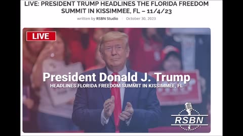 President Trump headlines the Florida Freedom Summit in Kissimmee..