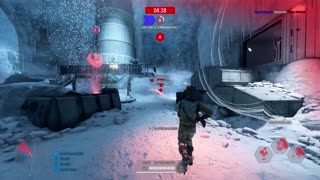 Star Wars Battlefront II: Instant Action Mission (Attack) Galactic Empire Hoth Gameplay